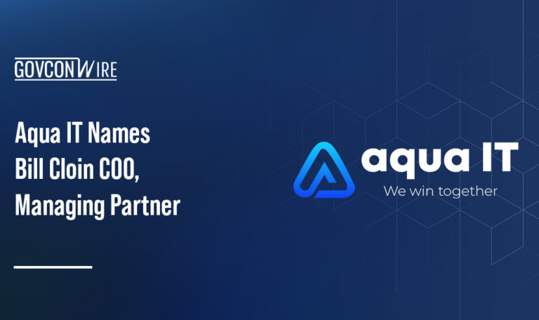 Aqua IT logo. Aqua IT tapped Bill Cloin as COO and managing partner.