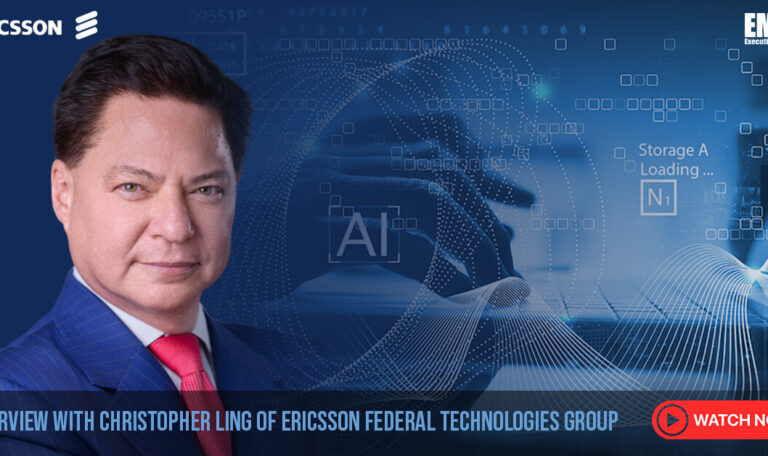 Christopher Ling. The Ericsson Federal CEO sat for a video interview with Executive Mosaic where he discussed 5G and AI