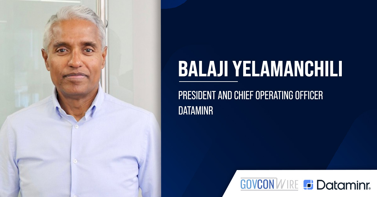 Balaji Yelamanchili. Dataminr named the former ThreatConnect CEO as president and COO.