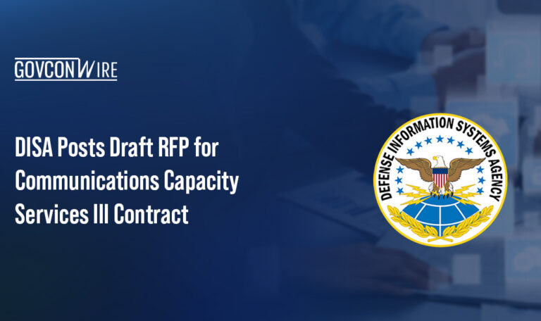 Defense Information Systems Agency's logo. DISA issued new CSC III presolicitation documents