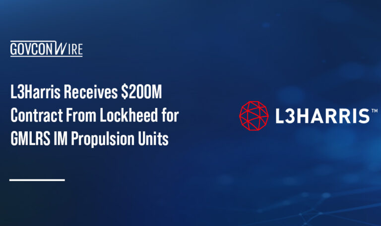 L3Harris logo. L3Harris secured a potential $200 million follow-on contract from Lockheed to produce GMLRS rocket motors.