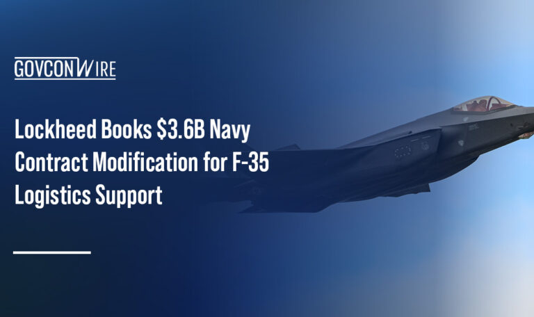 F-35 Lightning II. Lockheed received a U.S. Navy contract modification for F-35 logistics support.