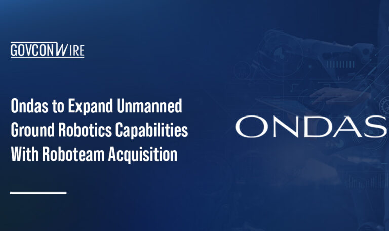 Ondas logo. Ondas Holdings has agreed to acquire Roboteam, a tactical unmanned ground vehicle developer.