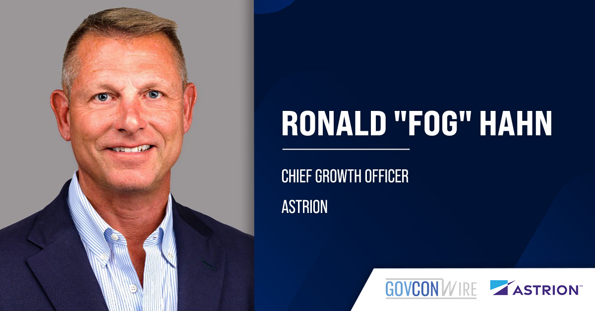 Astrion CGO Ronald Hahn Announces Retirement Ronald "Fog" Hahn, chief growth officer at Astrion. Hahn has stepped down from his role as CGO of Astrion