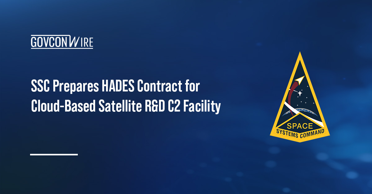 SSC Prepares HADES Contract for Cloud-Based Satellite R&D C2 Facility Space Systems Command logo. Space Systems Command is preparing to launch the HADES contract.