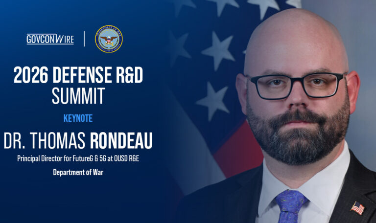 Thomas Rondeau. The Pentagon's FutureG principal director will give a keynote at the 2026 Defense R&D Summit on Jan. 29.