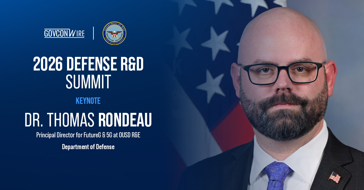 Thomas Rondeau. The Pentagon's FutureG principal director will give a keynote at the 2026 Defense R&D Summit on Jan. 29.