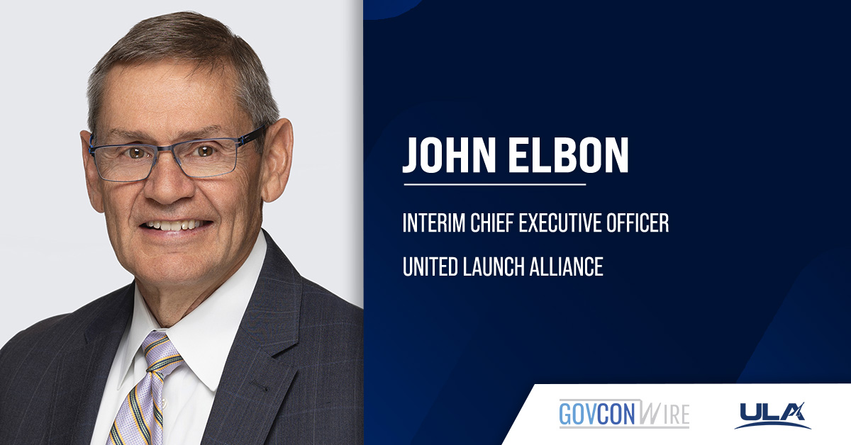 John Elbon. ULA appoints John Elbon as interim CEO.