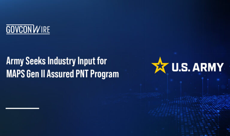 The U.S. Army's logo. The Army posted a MAPS Gen II RFI