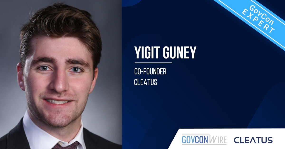 Yigit Guney. The CLEATUS co-founder shares how agentic AI is transforming government contracting by executing multi-step work