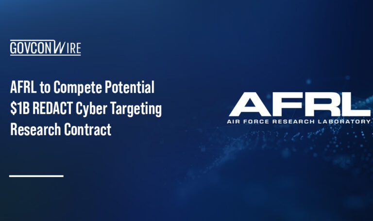 AFRL logo. AFRL intends to compete the potential $1B REDACT cyber targeting research contract.