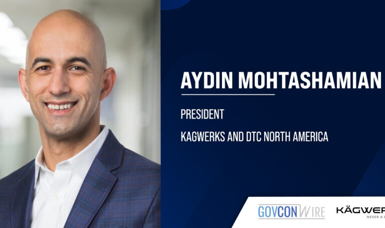 Aydin Mohtashamian. The defense tech industry executive has joined Kagwerks and DTC North America as president.
