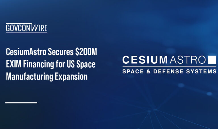 CesiumAstro logo. CesiumAstro has received a $200 million investment from Export-Import Bank of the United States.