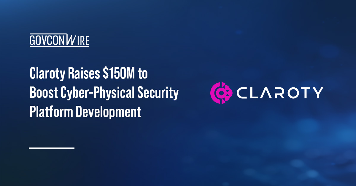 Claroty logo. Claroty has raised $150 million in Series F funding led by Golub Growth.