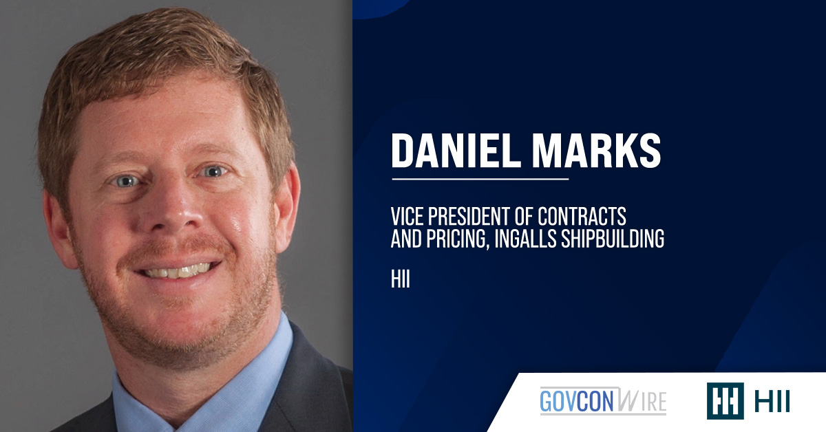 HII VP Daniel Marks. HII has appointed Daniel Marks as vice president of contracts and pricing of Ingalls Shipbuilding.