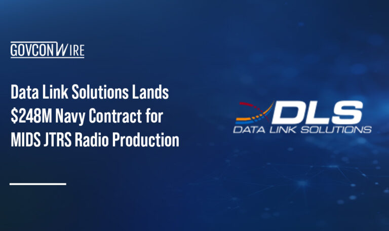 Data Link Solutions logo. Data Link Solutions secured a contract from the U.S. Navy to supply MIDS JTRS terminals.