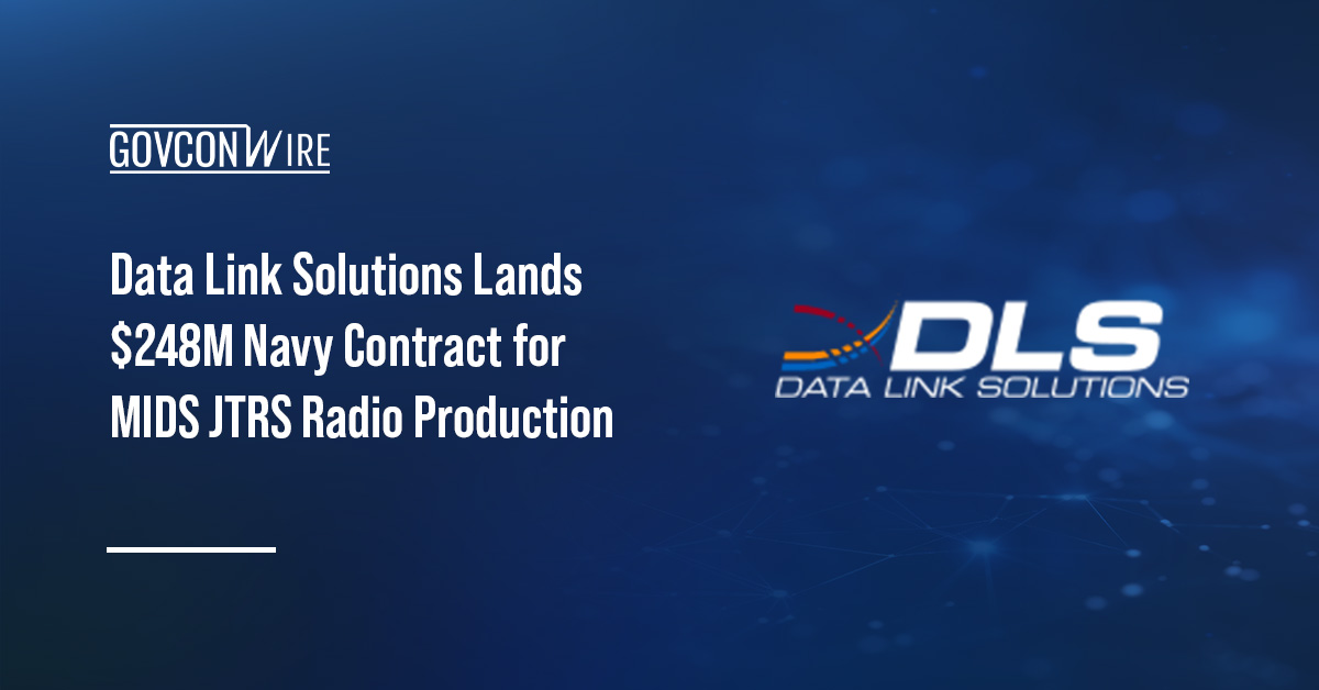 Data Link Solutions logo. Data Link Solutions secured a contract from the U.S. Navy to supply MIDS JTRS terminals.