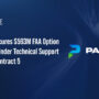 Parsons logo. Parsons has secured a $593 million FAA TSSC 5 contract extension.