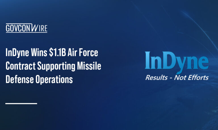 InDyne's company logo. InDyne secured a contract from the Air Force for missile defense support