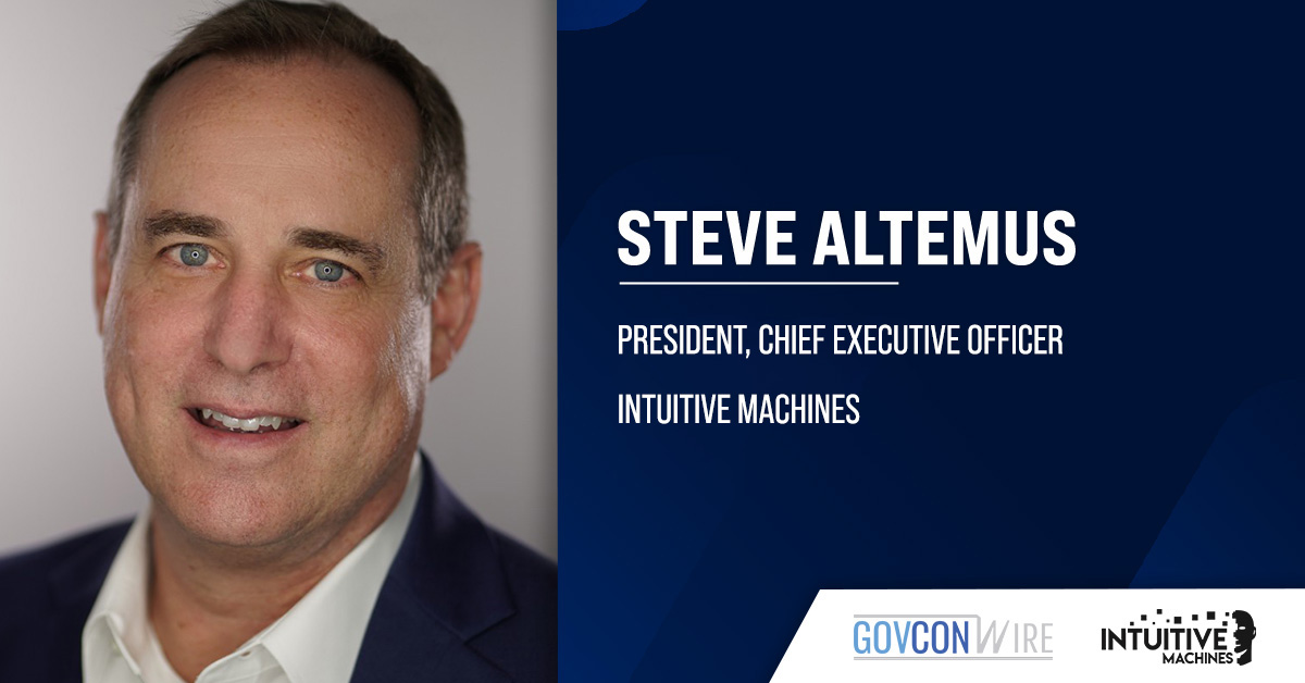 Intuitive Machines CEO Steve Altemus. Intuitive Machines has finalized the acquisition of Lanteris Space Systems.