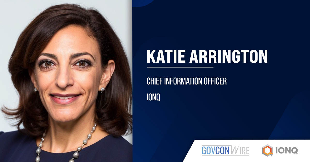 IonQ Names Former DOW Tech Leader Katie Arrington as CIO Katie Arrington. IonQ has appointed former DOW tech official Katie Arrington as chief information officer.