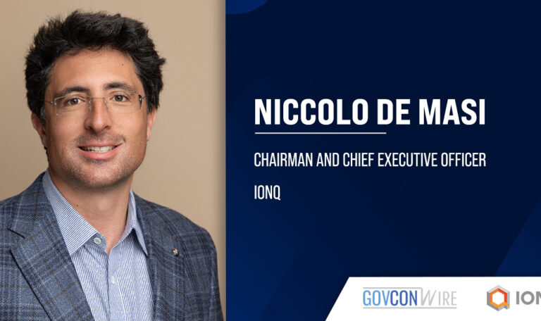 IonQ CEO Niccolo de Masi. IonQ has agreed to acquire SkyWater Technology to accelerate quantum computing development.