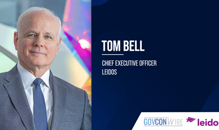 Tom Bell. The Leidos CEO commented on the planned acquisition of power design firm ENTRUST.