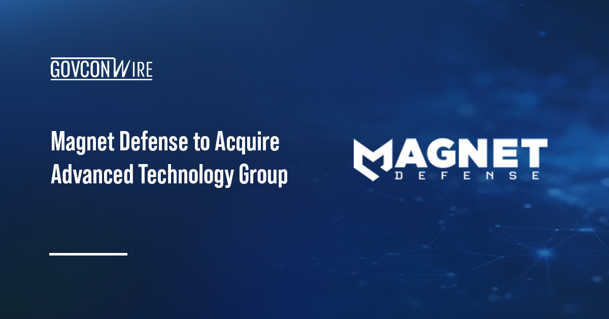 Magnet Defense logo. Magnet Defense has agreed to acquire Advanced Technology Group.