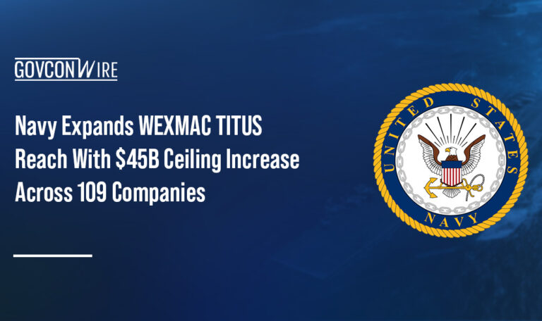U.S. Navy seal. The U.S. Navy awarded contract modifications to 109 companies under the WEXMAC TITUS program.