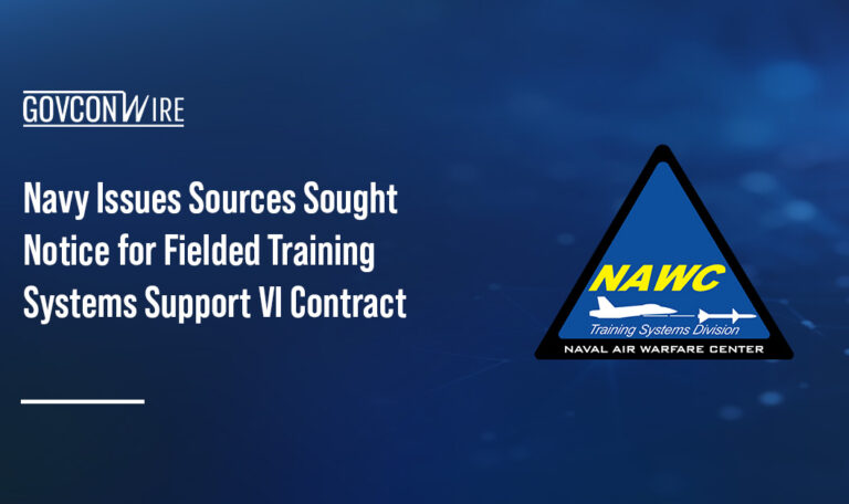NAWCTSD logo. The U.S. Navy has issued a sources sought notice for the Fielded Training Systems Support VI contract.