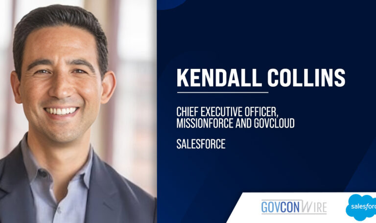 Kendall Collins, CEO for Missionforce at Salesforce. Collins said the new Army contract will support DOW transformation
