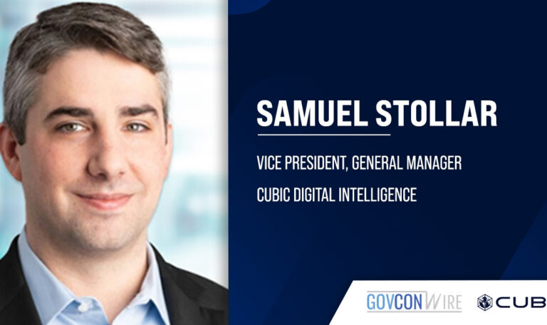 Samuel Stollar, vice president and general manager at Cubic Digital Intelligence. Stollar comes to CDI from IBM
