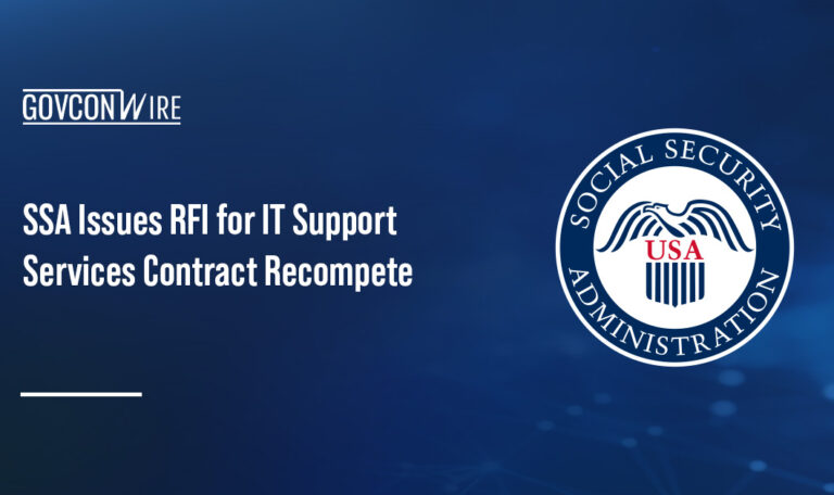 SSA seal. The Social Security Administration is seeking market feedback on the upcoming ITSSC recompete.