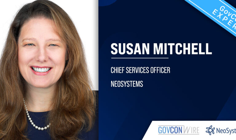 Susan Mitchell. The chief services officer at NeoSystems and GovCon expert explains how new contractors can meet compliance o
