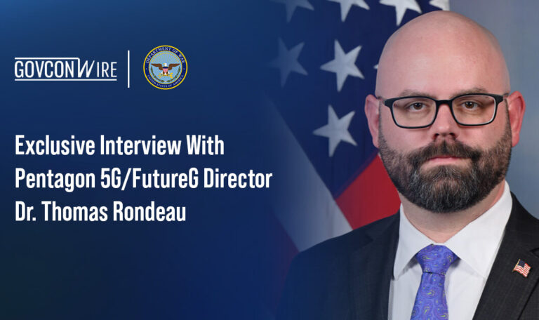 Thomas Rondeau. The DOW's 5G/futureG director sat for an interview where he shared how his office is spending new funds.