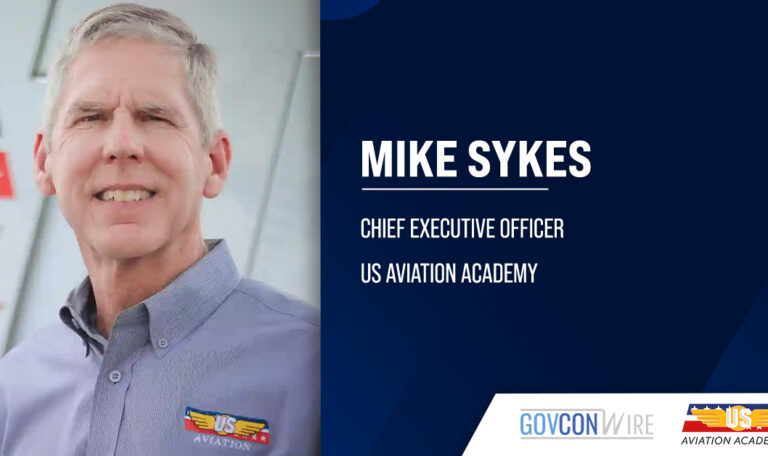 Mike Sykes. The US Aviation Academy CEO commented on the initial pilot training contract with the Air Force.