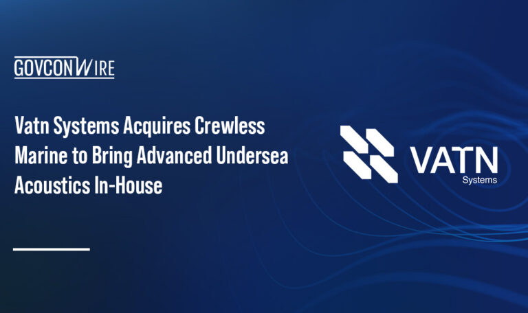 Vatn Systems logo.Vatn has acquired Crewless Marine.