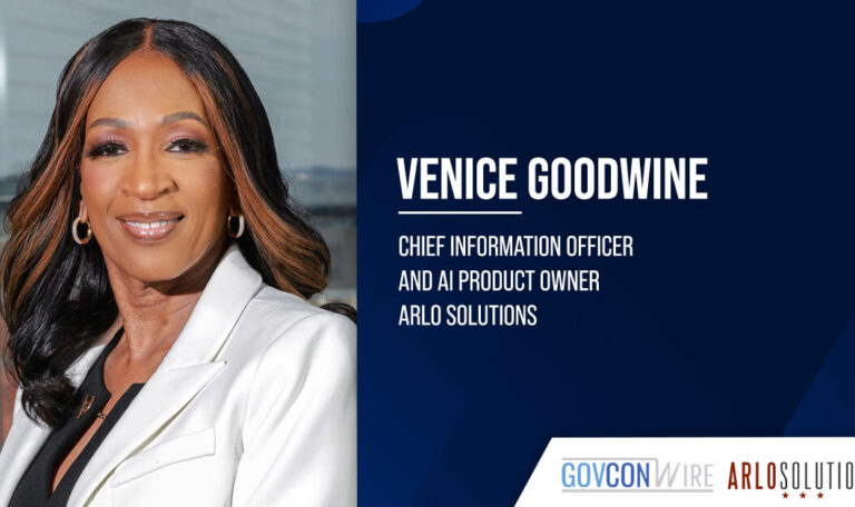 Venice Goodwine. The former Air Force CIO joined Arlo Solutions as CIO and AI product owner