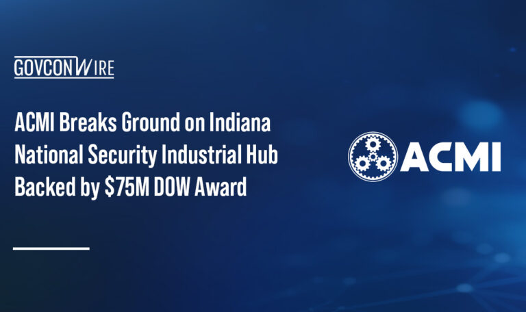 ACMI logo. ACMI's DOW-backed Indiana campus will support solid rocket motor and munitions manufacturing.