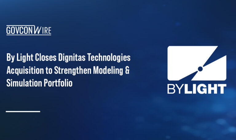 By Light logo. By Light has acquired Dignitas Technologies to expand its modeling, simulation and training capabilities.