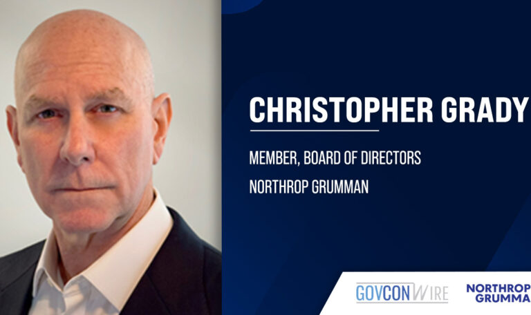 Christopher Grady. Northrop elected Christopher Grady, former vice chairman of the Joint Chiefs of Staff, to its board.