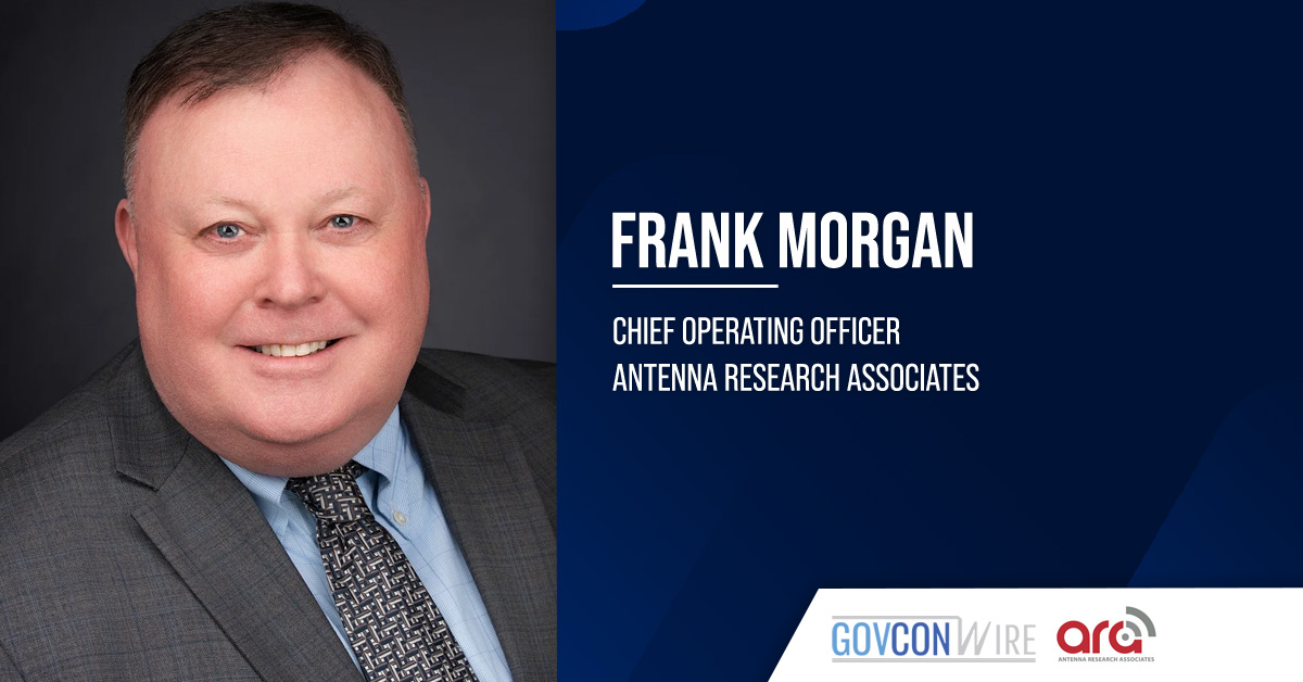 ARA COO Frank Morgan. Frank Morgan has been named chief operating officer of Antenna Research Associates.