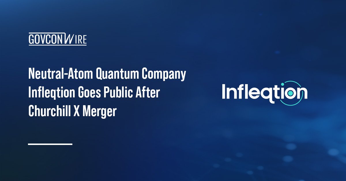 Neutral-Atom Quantum Company Infleqtion Goes Public After Churchill X Merger Infleqtion logo. Infleqtion became a publicly traded neutral-atom quantum tech firm following its Churchill X SPAC merger.