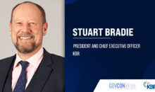 KBR CEO Stuart Bradie. The Air Force awarded KBR a contract to support Eglin Air Force Base system modernization efforts.