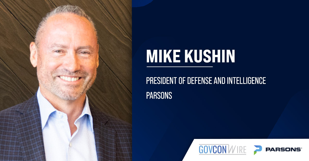Mike Kushin. Parsons' SealingTech received an intent to award from the USCYBERCOM to produce Joint Cyber Hunt Kits.