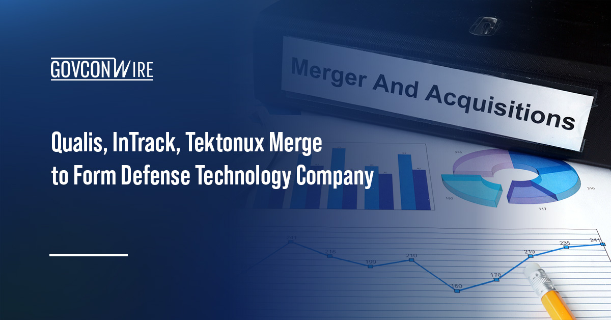 Mergers and acquisitions. Qualis, InTrack Radar Technologies and Tektonux have merged to form a defense technology company.