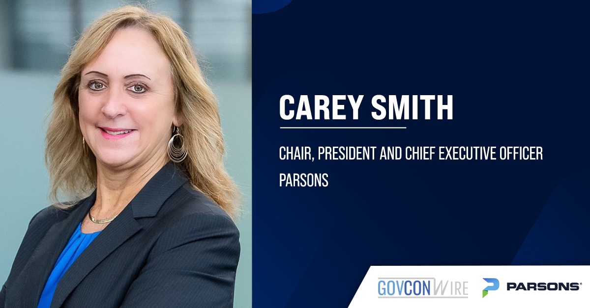 Parsons CEO Carey Smith. Parsons has released a financial report detailing a $6.4 billion 2025 revenue.