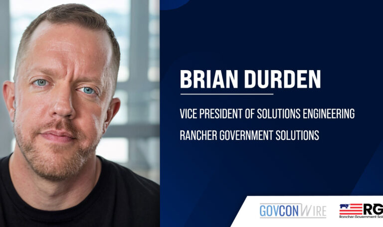 RGS VP Brian Durden. Rancher Government Solutions has promoted Brian Durden to vice president of solutions engineering.