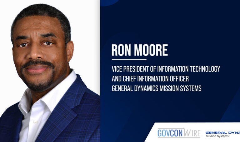 Ron Moore. The GDMS CISO and director of cybersecurity has been promoted to CIO and VP of IT.