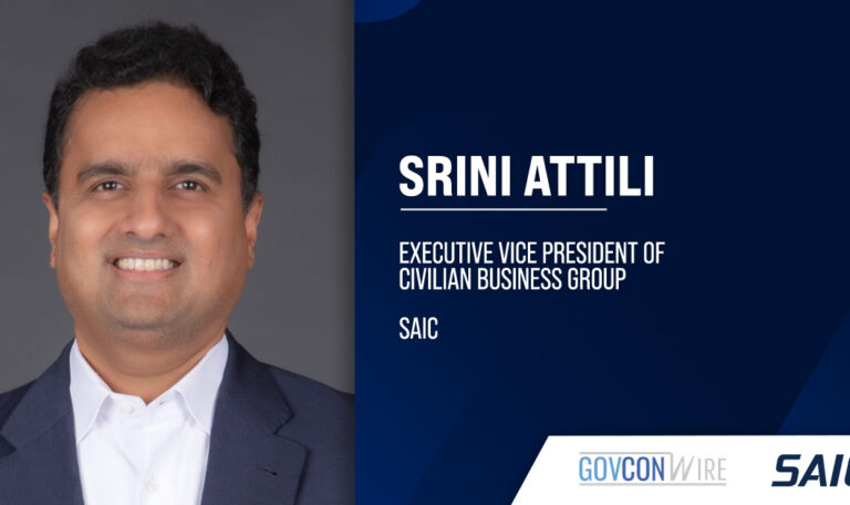 Srini Attili. The SAIC EVP commented on a new IT modernization contract from GAO.